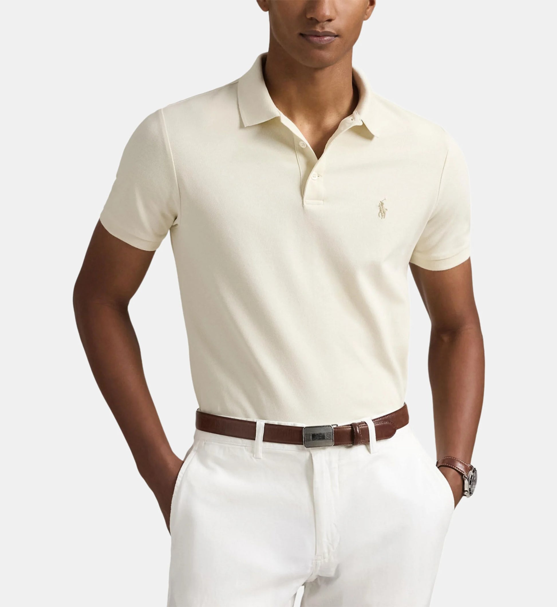 Polo en coton piqué coupe cintrée - Duckstore_narbonne