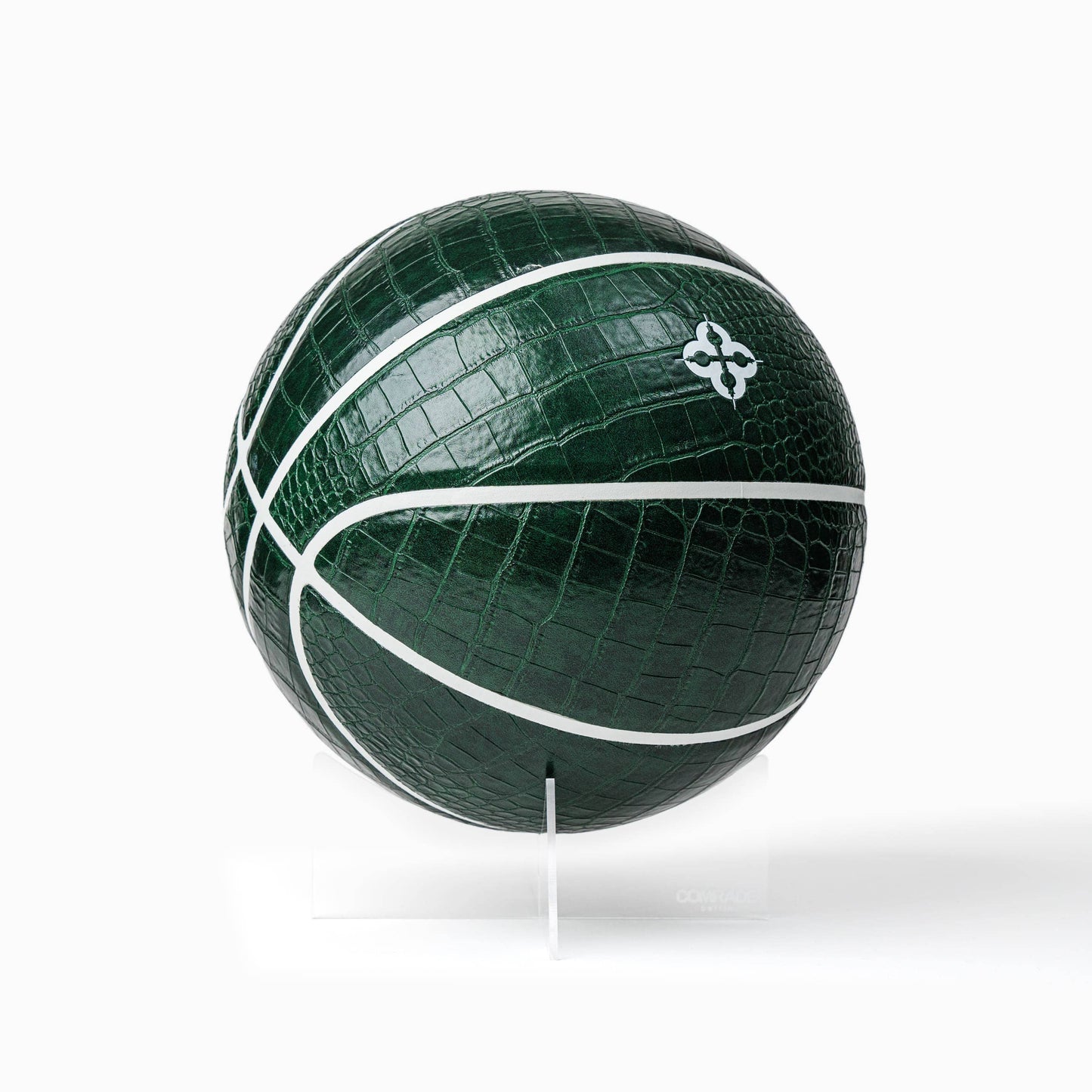 Croco Basketball (alligator) en vert alligator - Duckstore_narbonne