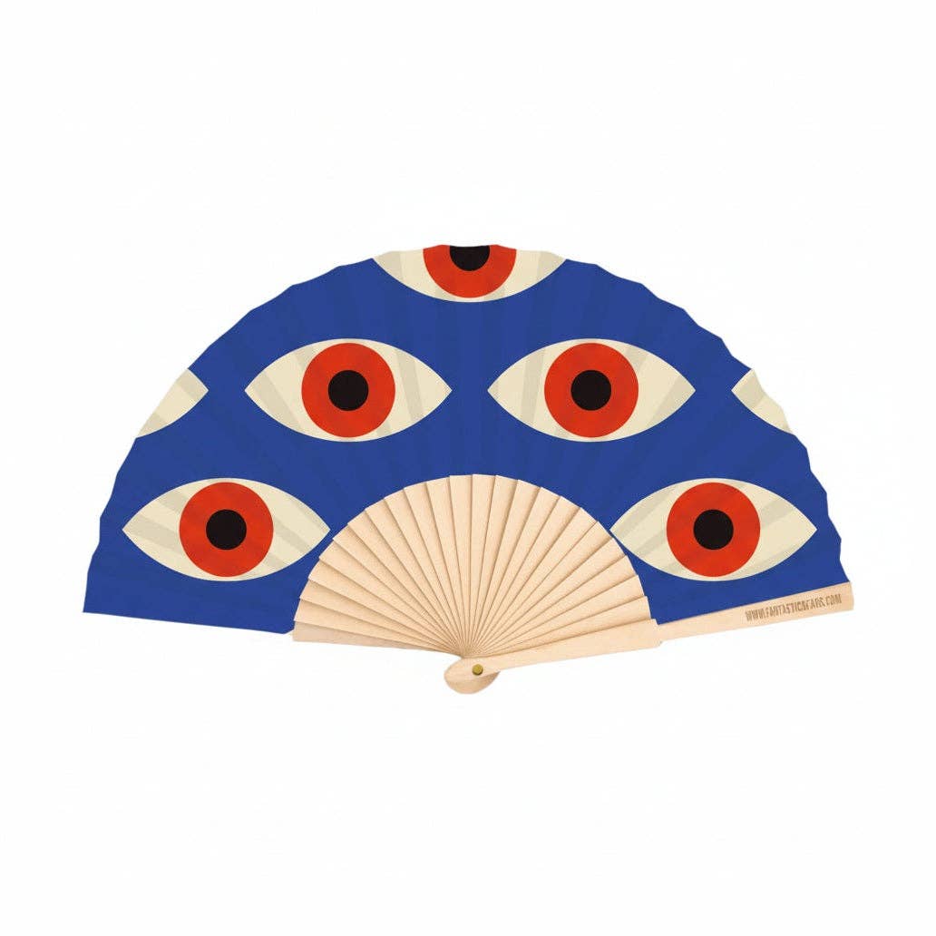 Éventail œil omniscient 23 cm - Duckstore_narbonne