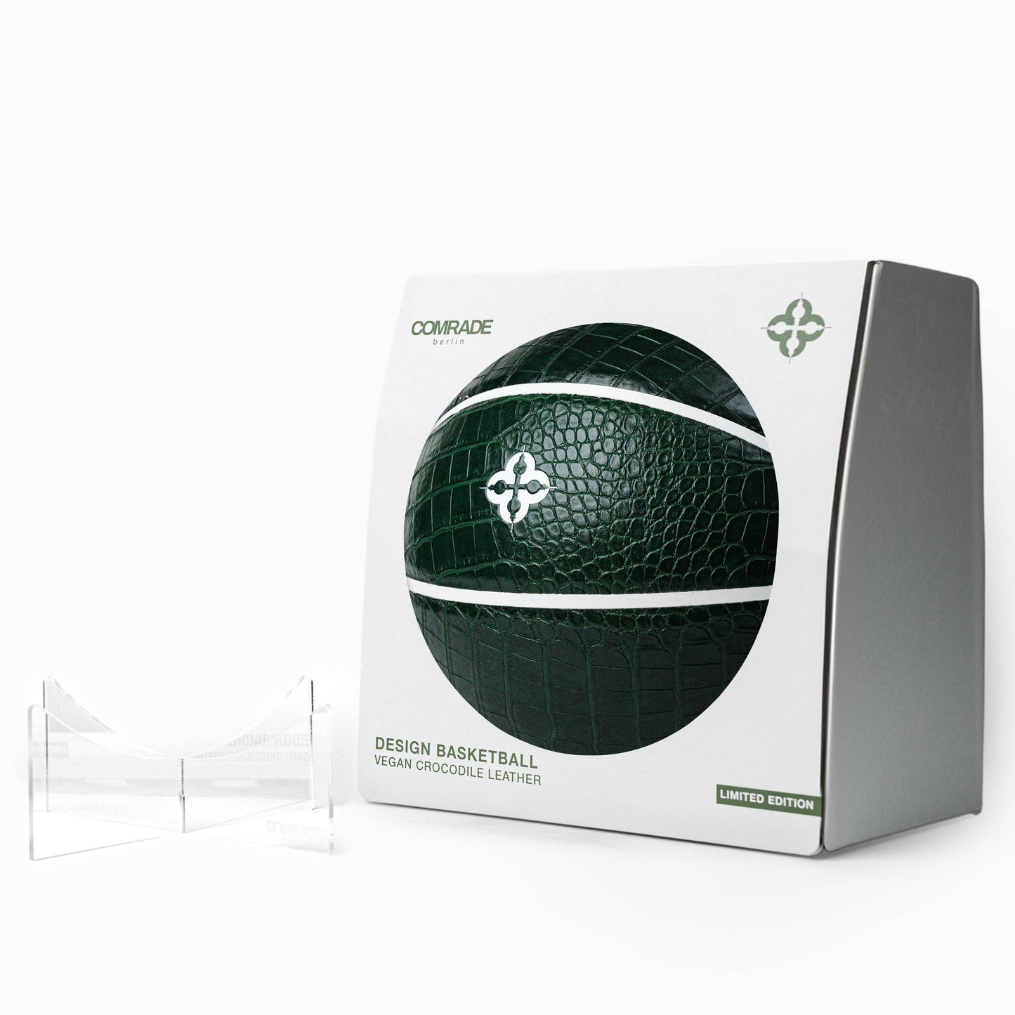 Croco Basketball (alligator) en vert alligator - Duckstore_narbonne