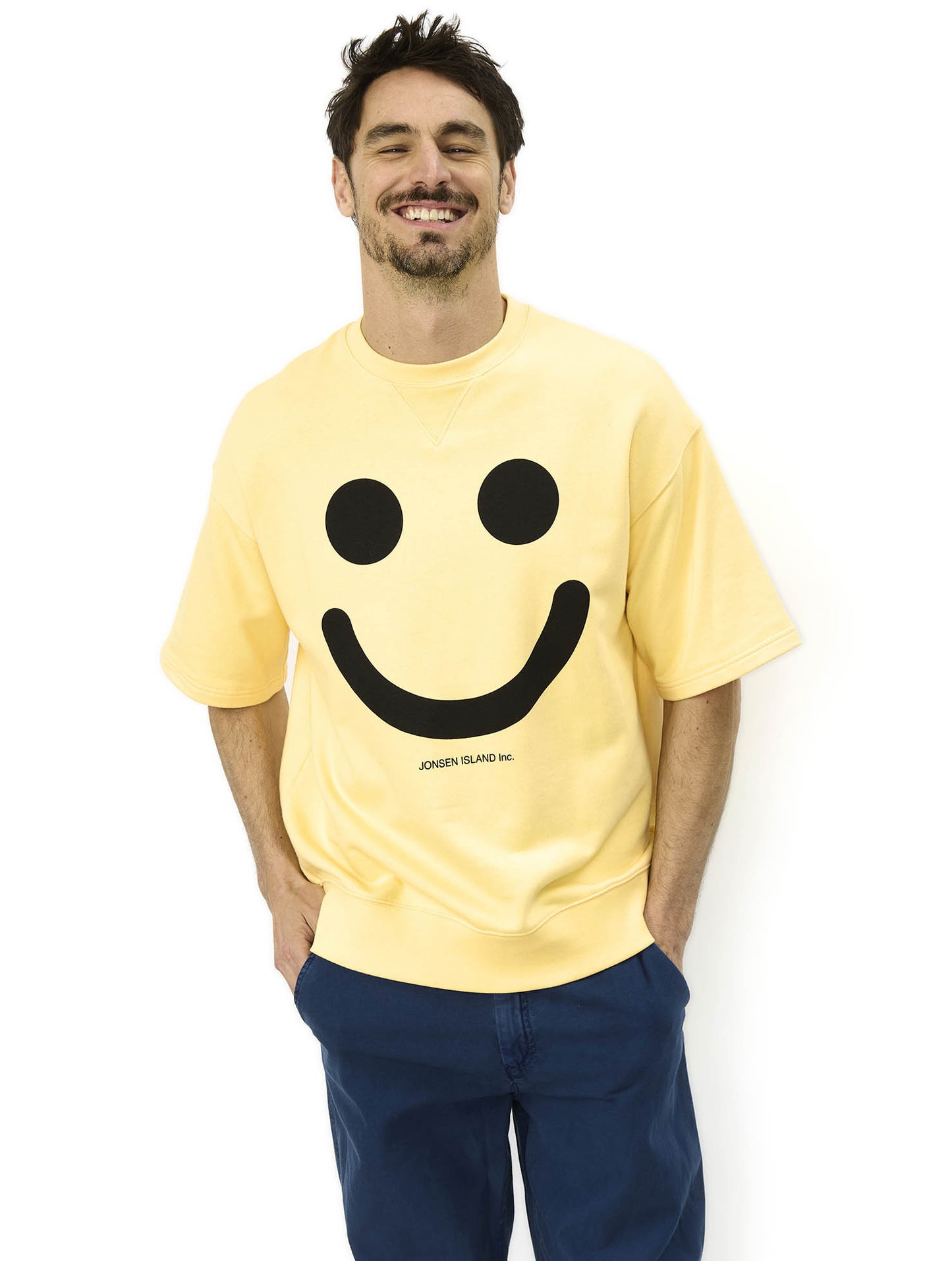 SWEAT TRAINER SMILEY YELLOW