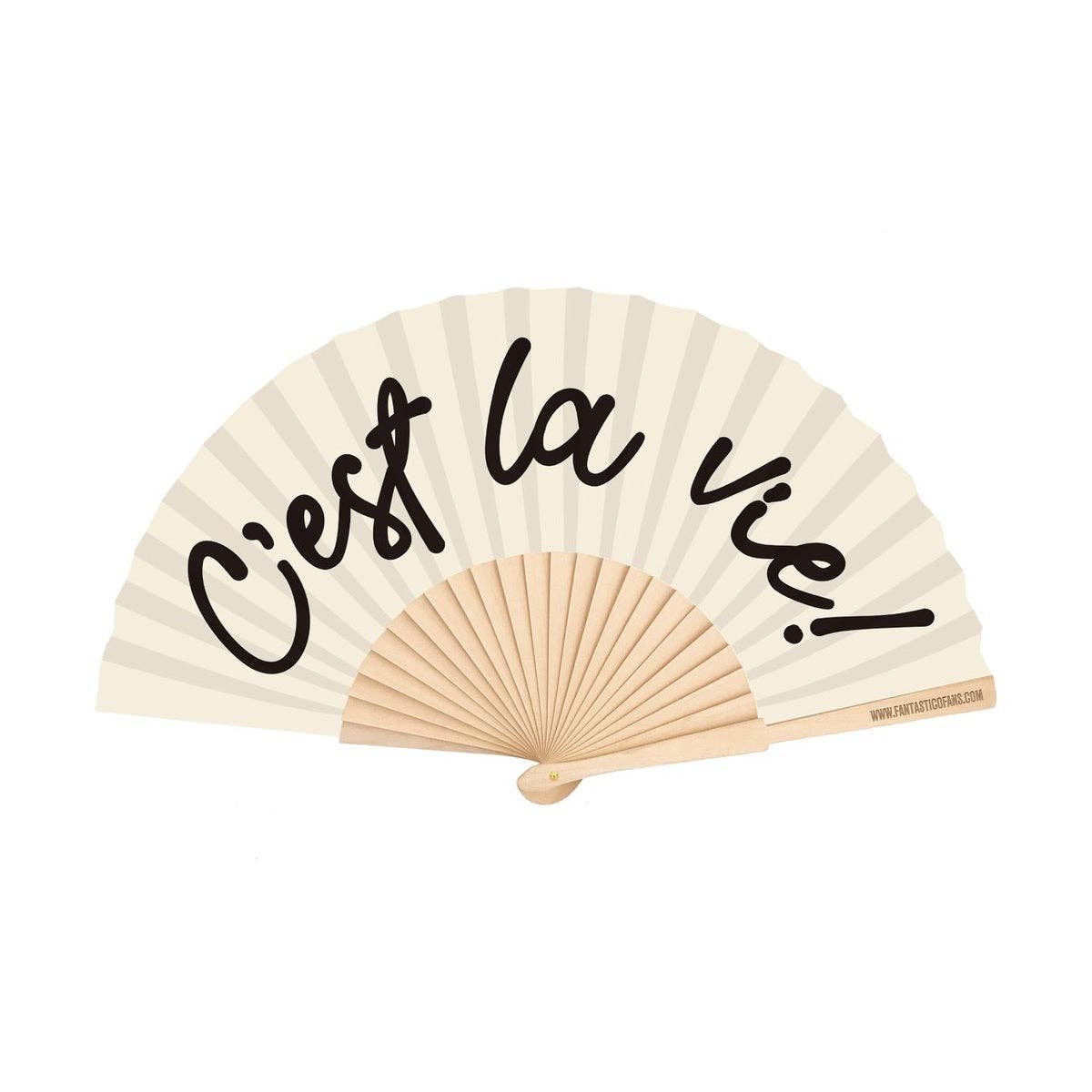 C'est La Vie Éventail 23cm - Duckstore_narbonne