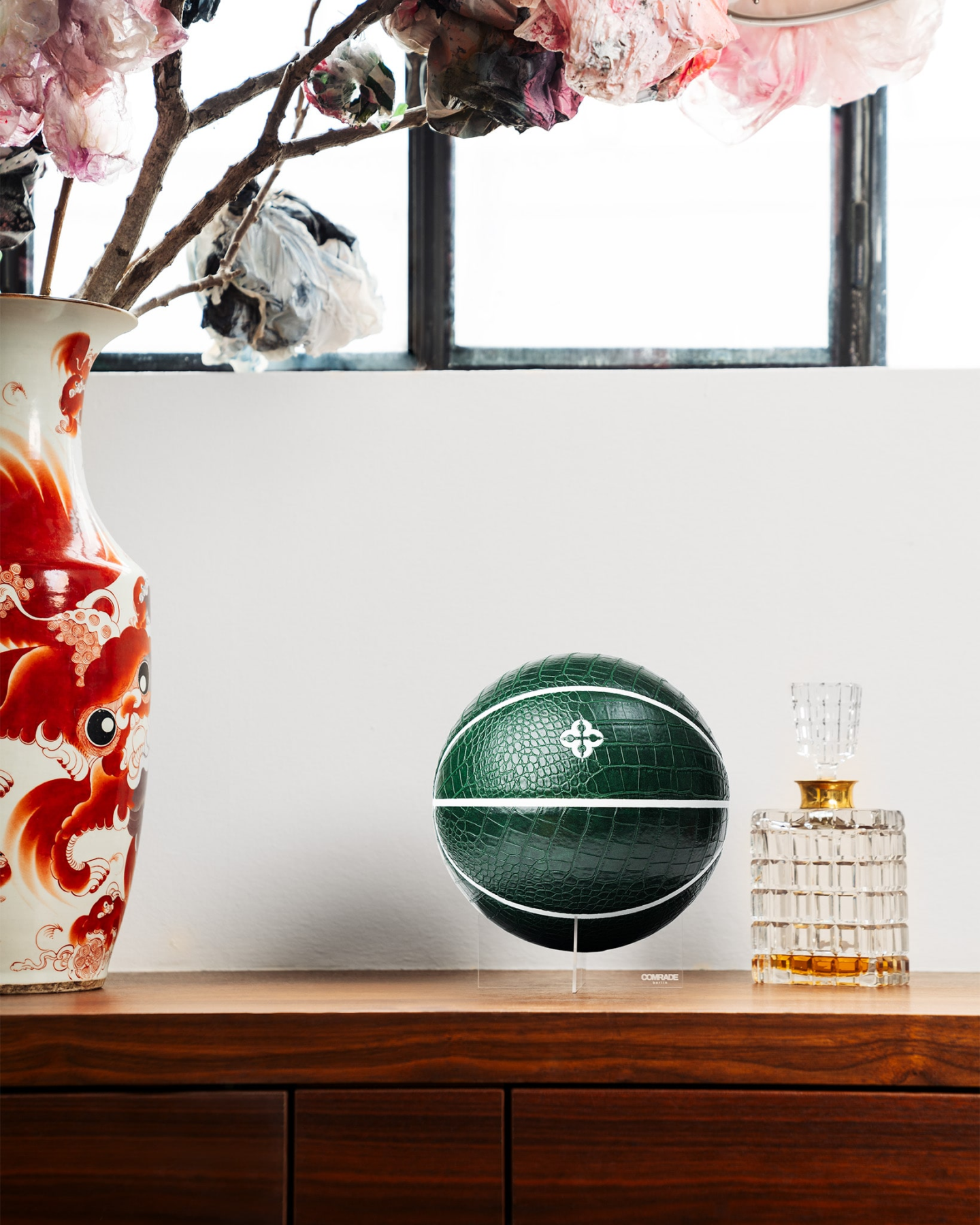 Croco Basketball (alligator) en vert alligator - Duckstore_narbonne