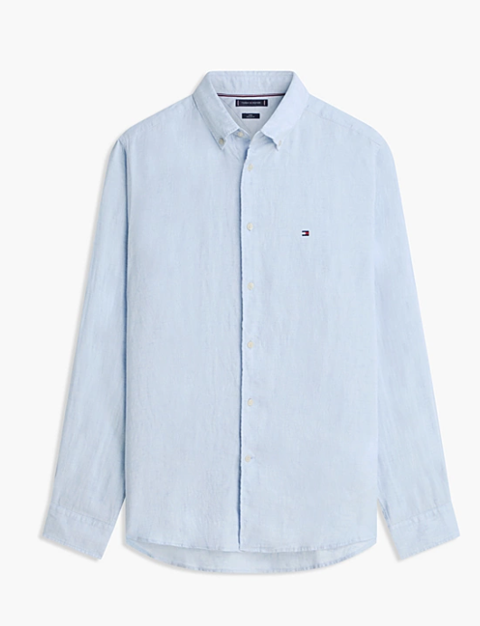 Chemise coupe standard en lin - Tommy Hilfiger - Duckstore_narbonne