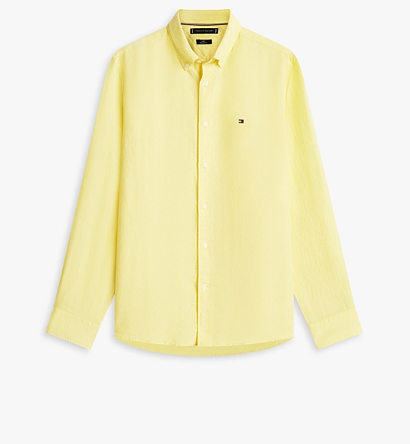 Chemise coupe standard en lin - Tommy Hilfiger - Duckstore_narbonne