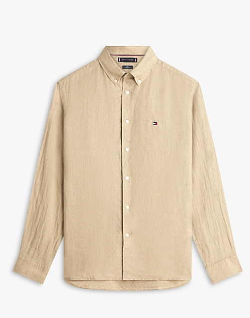 Chemise coupe standard en lin - Tommy Hilfiger - Duckstore_narbonne