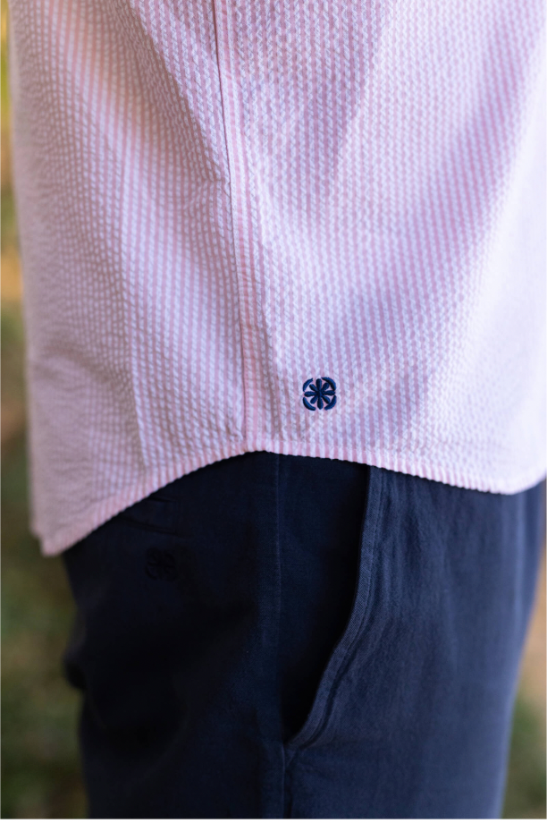 Chemise en seersucker