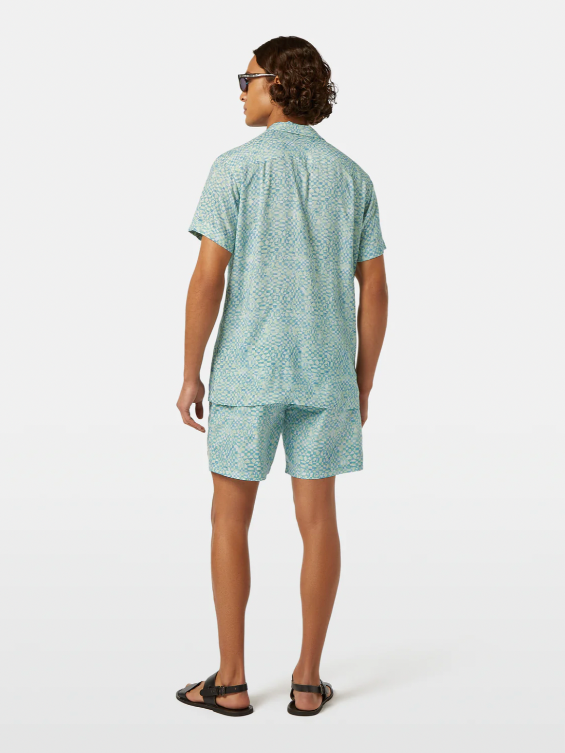 Chemise imprimée à manches courtes