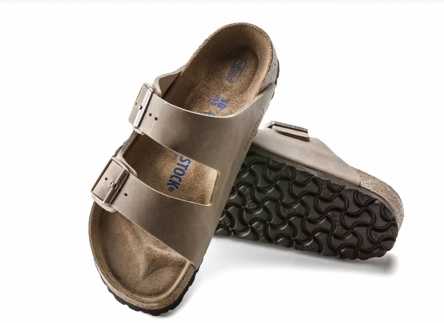 Arizona Lit de pied souple Cuir huilé - Tobacco Brown - BIRKENSTOCK