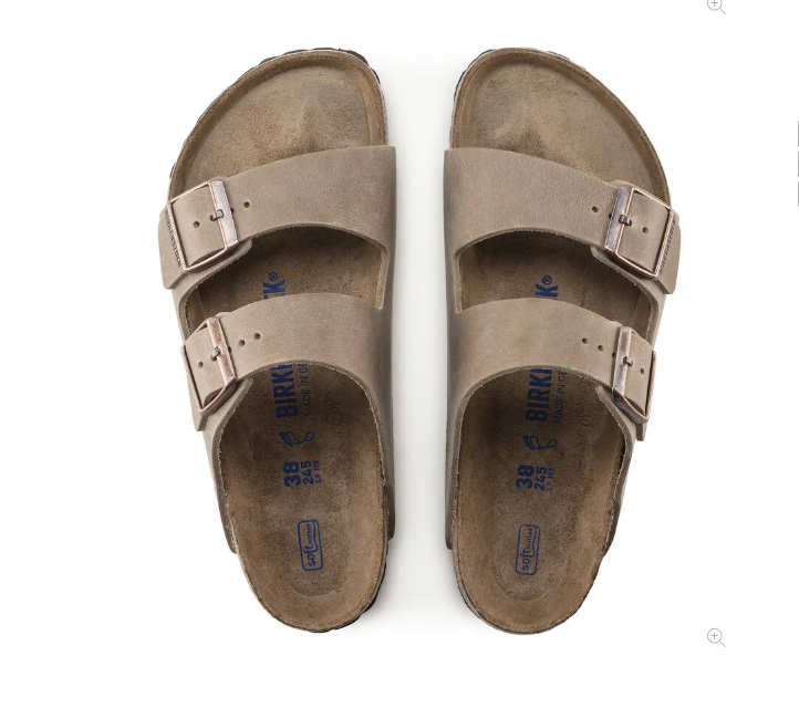 Arizona Lit de pied souple Cuir huilé - Tobacco Brown - BIRKENSTOCK