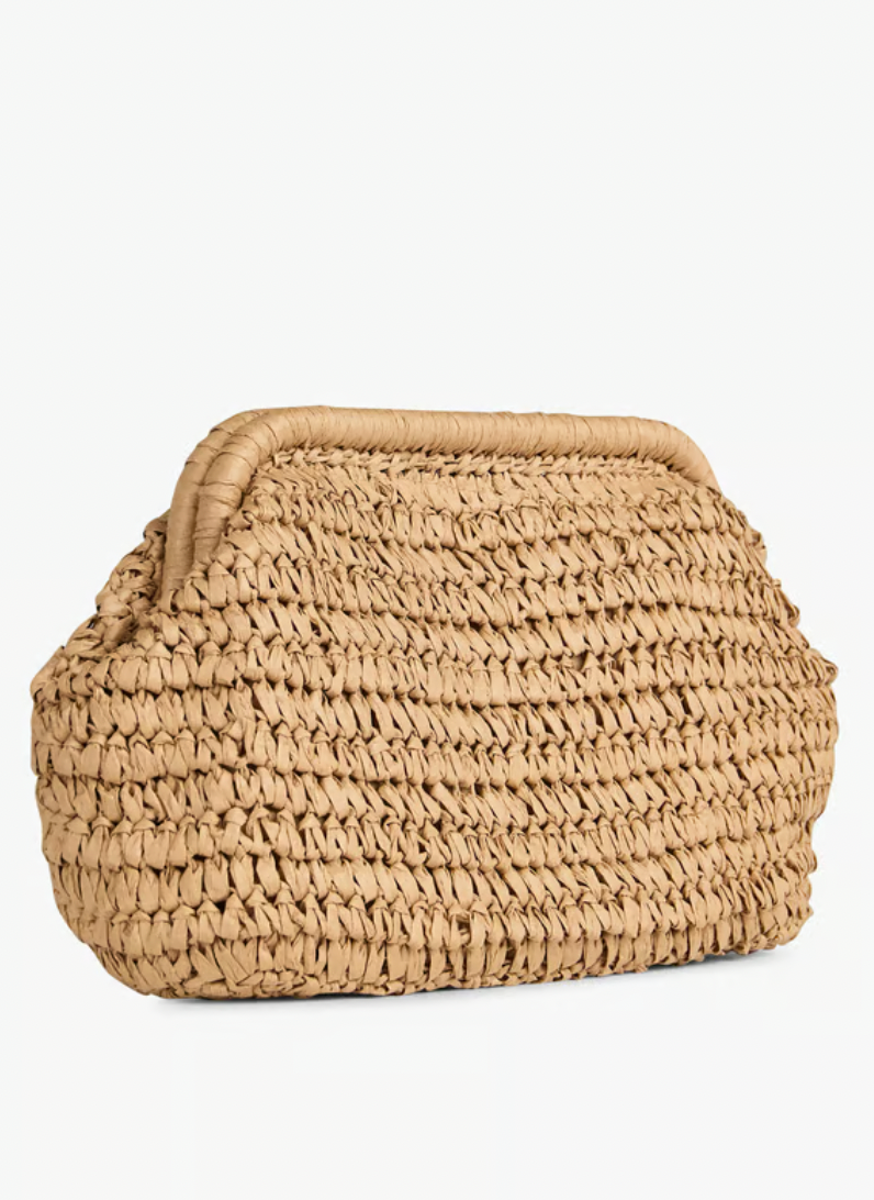 Pochette en paille - Beige – LANA - PIECES