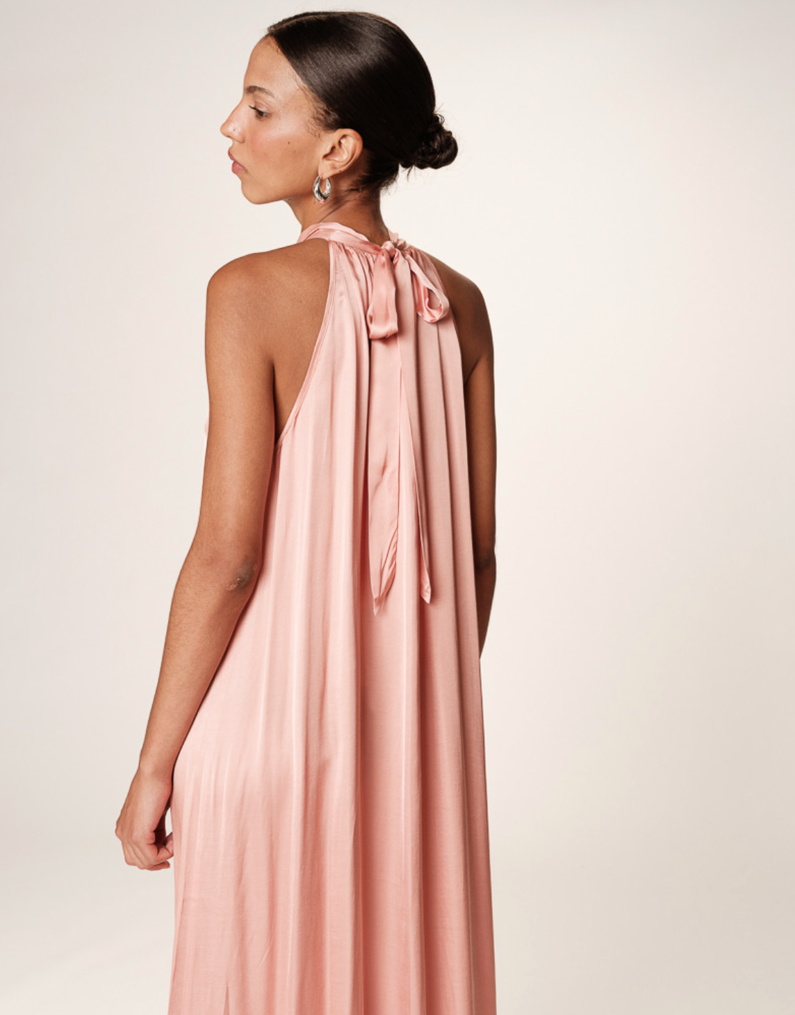 ROBE MI-LONGUE ROSE ROSE - GRACE & MILA