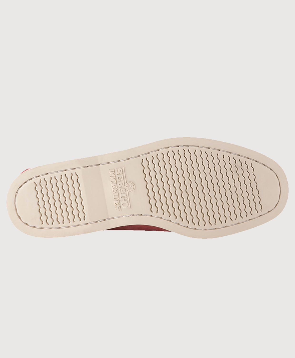 CHAUSSURES DOCKSIDES NUBUCK ROSE BLANC- SEBAGO