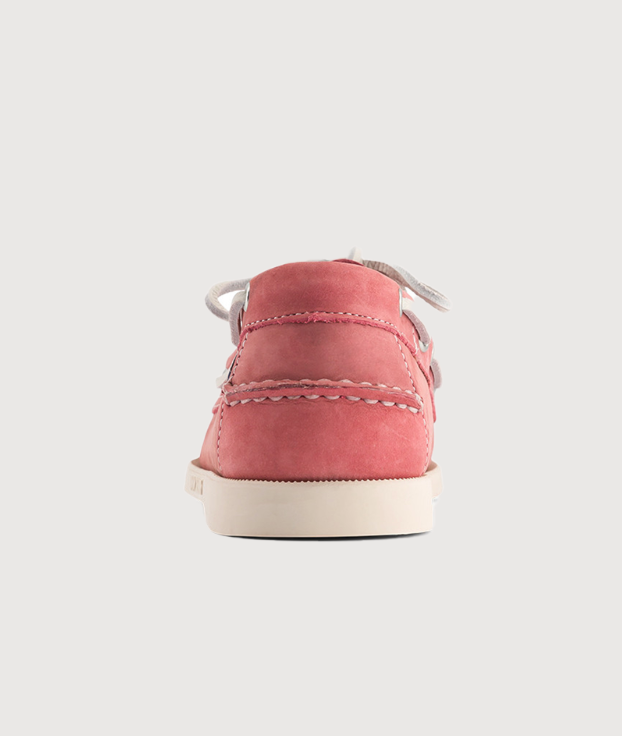 CHAUSSURES DOCKSIDES NUBUCK ROSE BLANC- SEBAGO