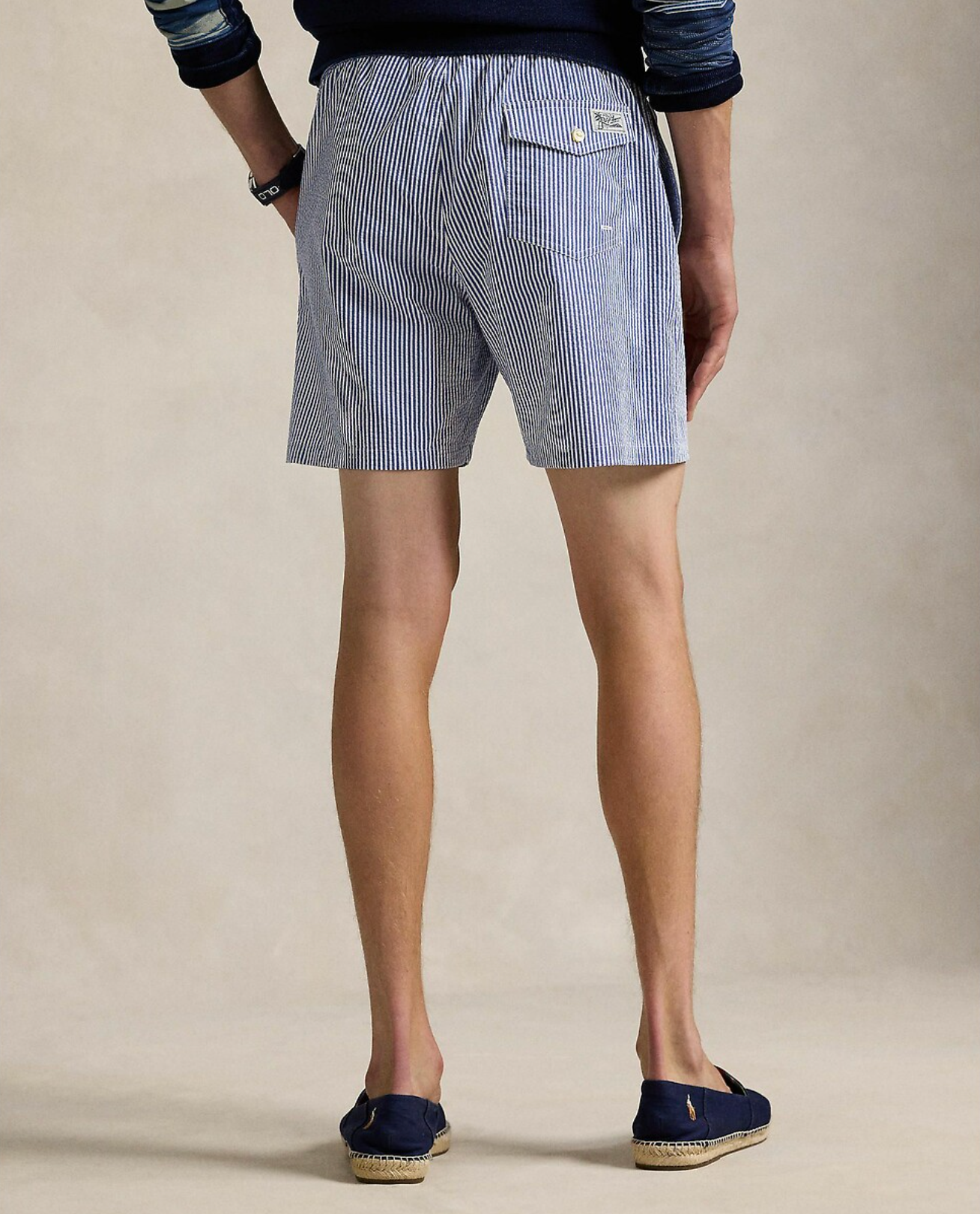 MAILLOT DE BAIN A RAYURES EN SEERSUCKER - RALPH LAUREN