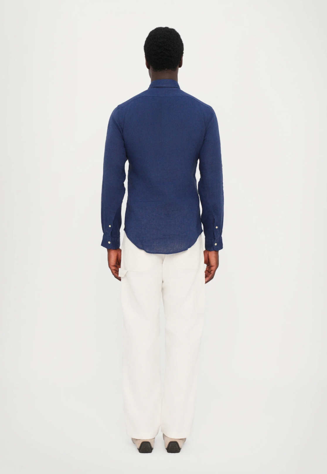 Chemise en lin RALPH LAUREN - SLIM FIT LINEN SHIRT - Chemise - rustic navy