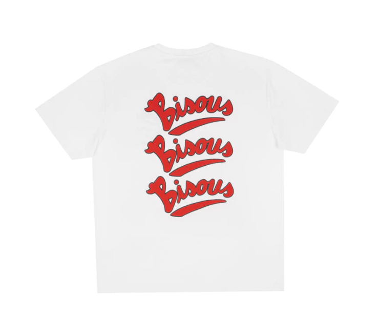 T-shirt Gianni White - BISOUS SKATEBOARDS