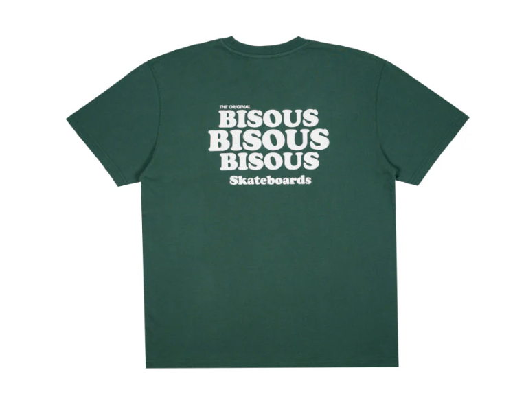 T-shirt Grease Forest Green - BISOUS SKATEBOARDS