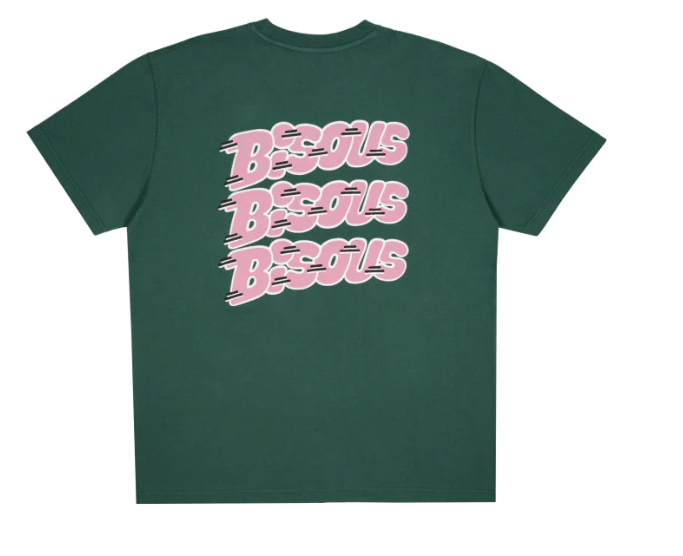T-shirt Pablo Forest Green - BISOUS SKATEBOARDS