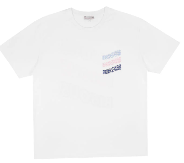 T-shirt Sonics Vichy White - BISOUS SKATEBOARDS