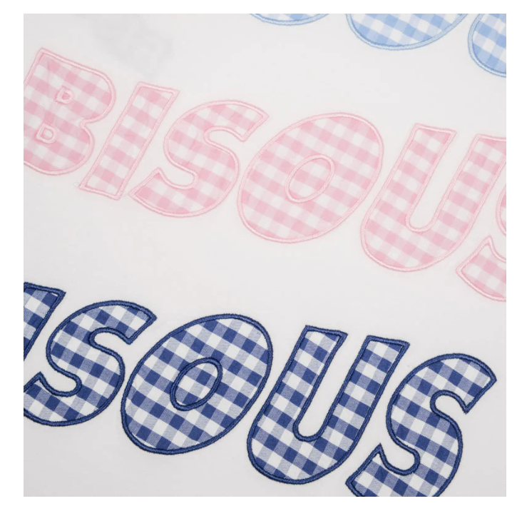 T-shirt Sonics Vichy White - BISOUS SKATEBOARDS