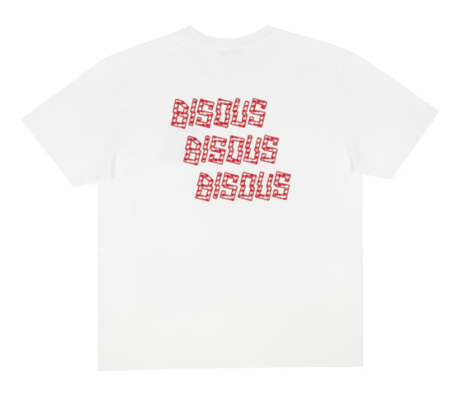 T-shirt X3 Vichy Red White - BISOUS SKATEBOARDS