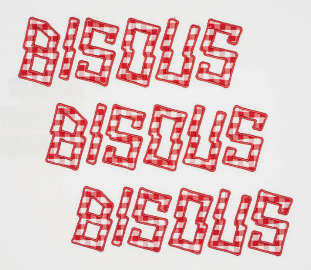 T-shirt X3 Vichy Red White - BISOUS SKATEBOARDS