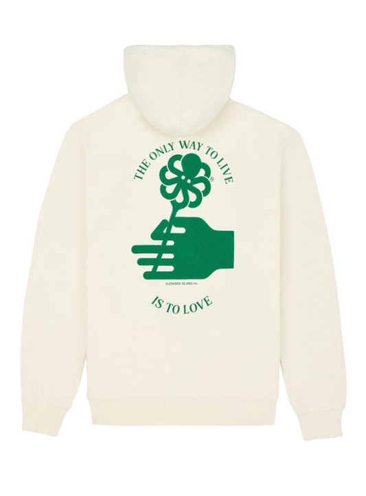 HOODIE CLASSIC FLOWER LOVE  - JONSEN ISLAND