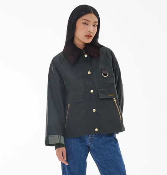 BARBOUR CATTON WAX - Veste | Kaki