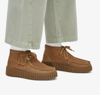 Torhill Moss - Clarks - Nubuck brun clair