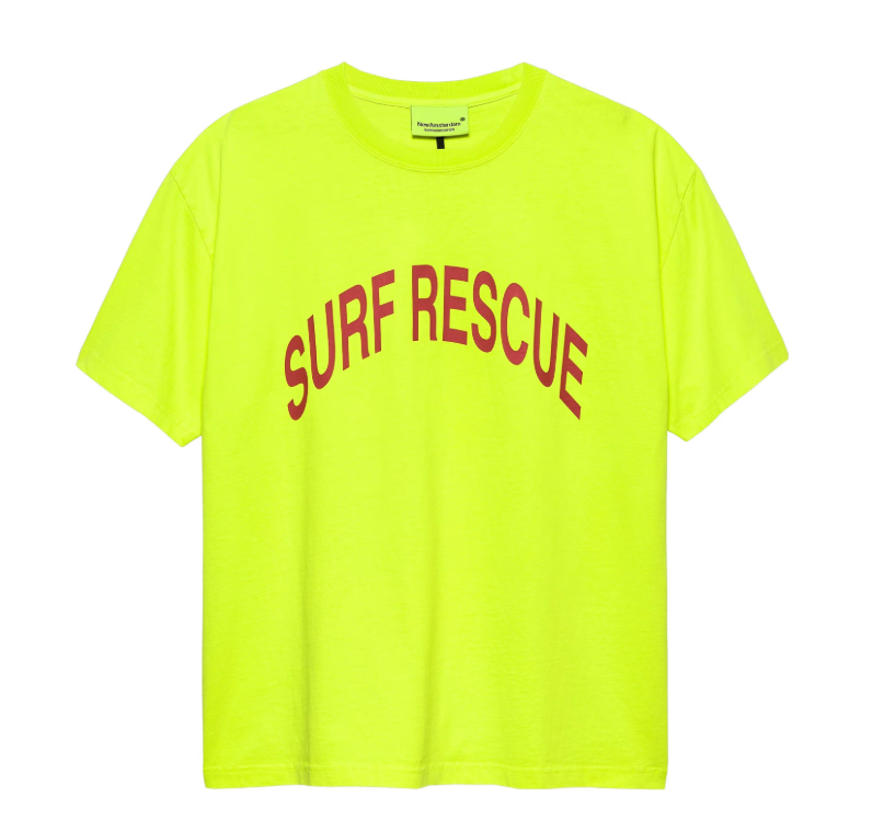 SURF RESCUE TEE SAFETY GREEN - NEW AMSTERDAM