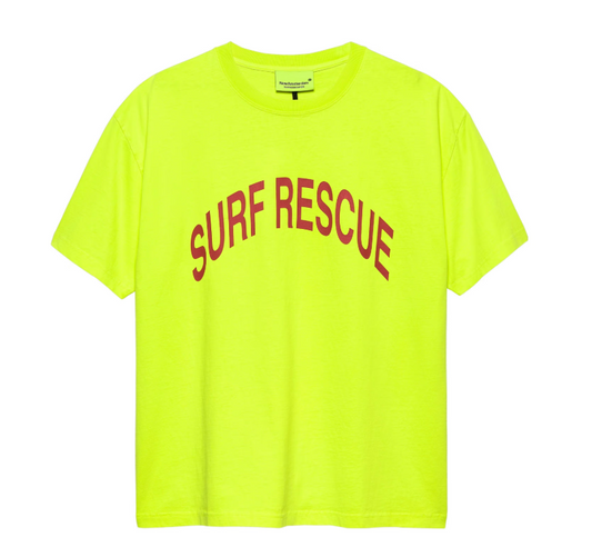 SURF RESCUE TEE SAFETY GREEN - NEW AMSTERDAM
