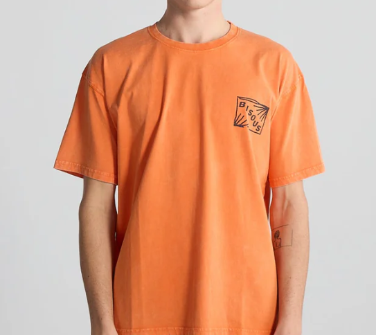 T-SHIRT FLYER WASHED - BISOUS SKATEBORDS
