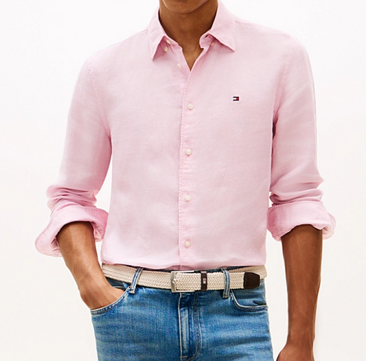 Chemise coupe standard en lin - Tommy Hilfiger