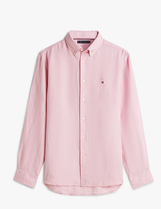 Chemise coupe standard en lin - Tommy Hilfiger - Duckstore_narbonne
