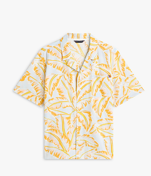 Chemise de bowling imprimée essentielle