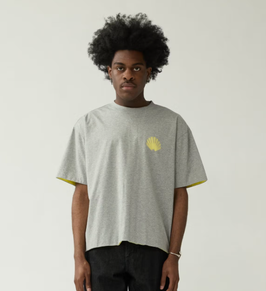 DOUBLE LAYERED LOGO TEE - NEW AMSTERDAM