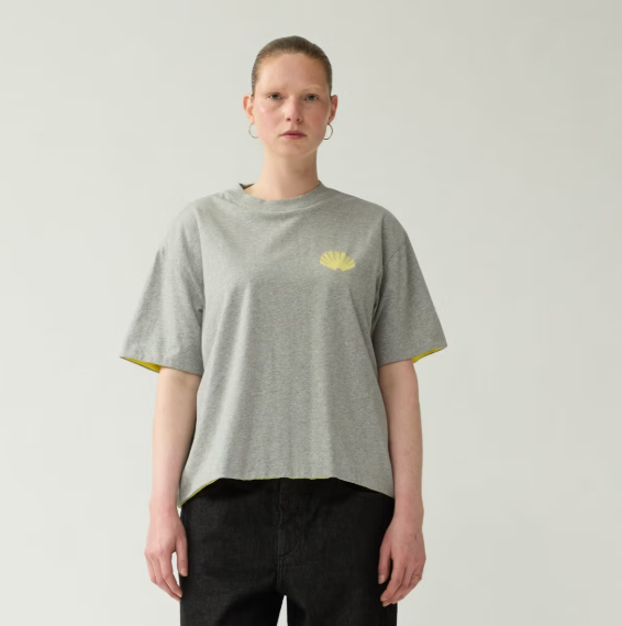 DOUBLE LAYERED LOGO TEE - NEW AMSTERDAM