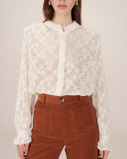 Blouse swing GRACE & MILA - Ecru