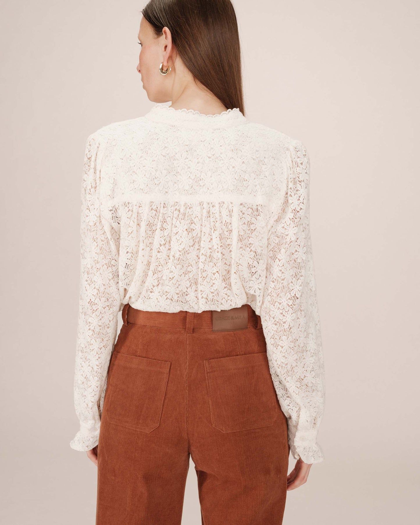 Blouse swing GRACE & MILA - Ecru