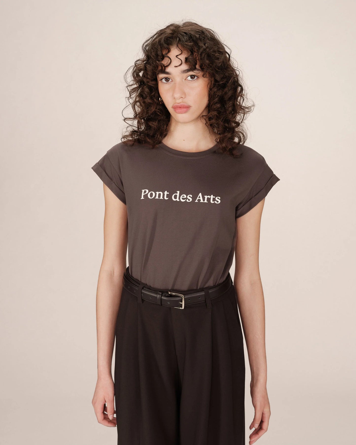 T-shirt Sorentino GRACE & MILA - Châtaigne