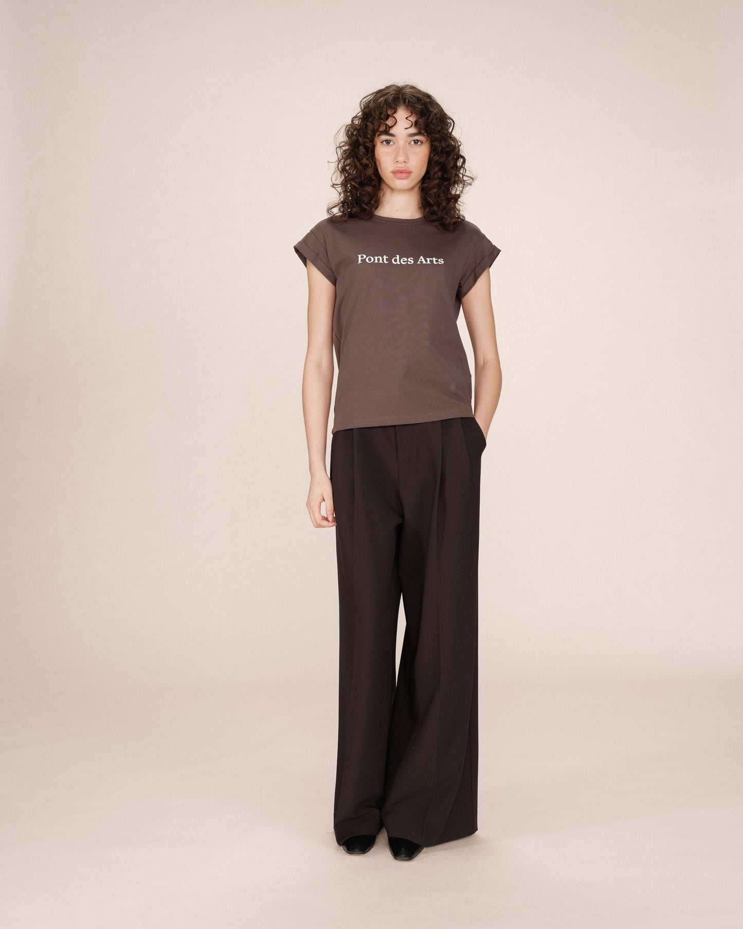 T-shirt Sorentino GRACE & MILA - Châtaigne