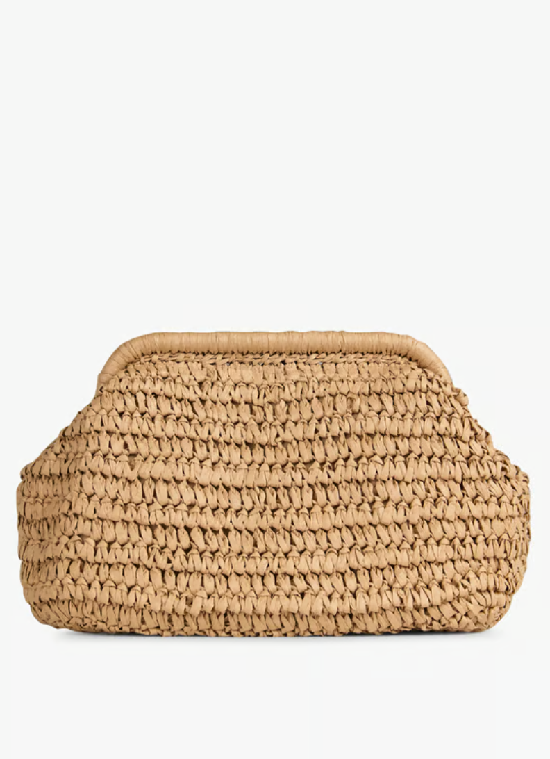 Pochette en paille - Beige – LANA - PIECES