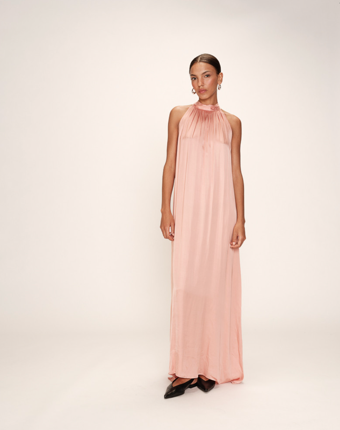 ROBE MI-LONGUE ROSE ROSE - GRACE & MILA