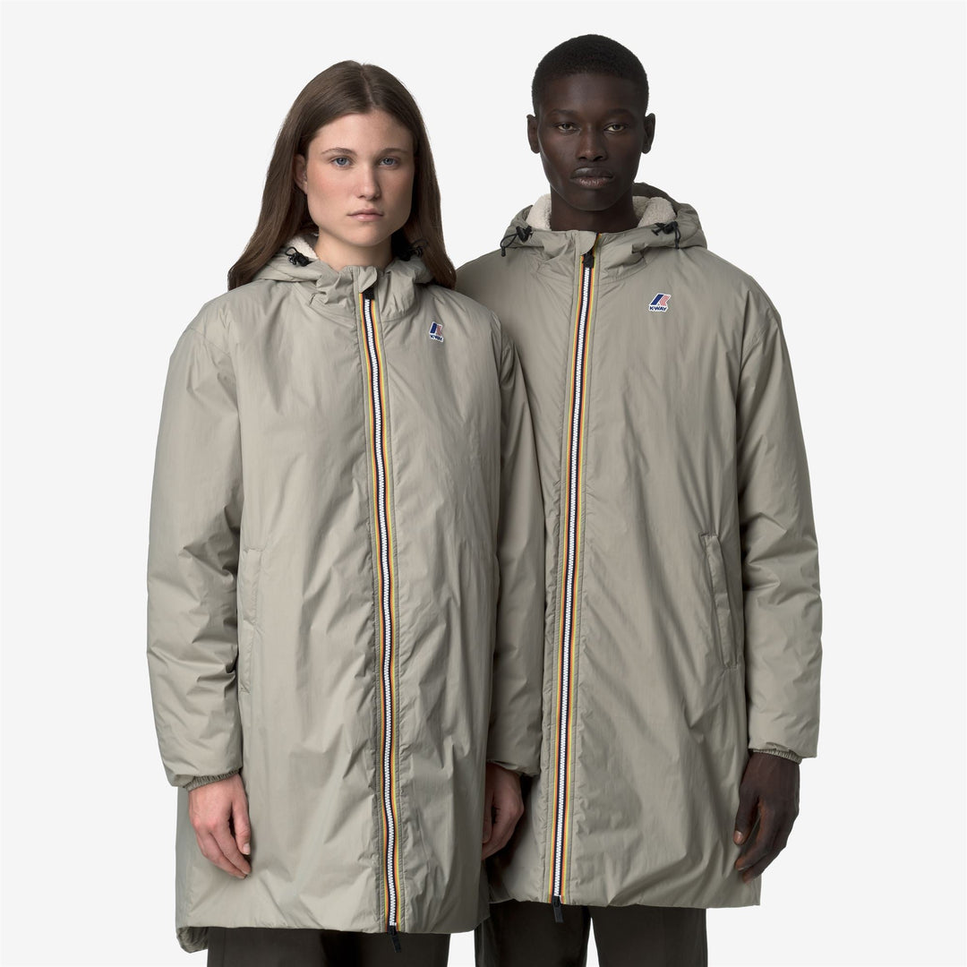 Veste imperméable unisexe verte  - KWAY