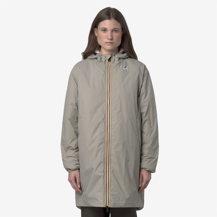 Veste imperméable unisexe verte  - KWAY