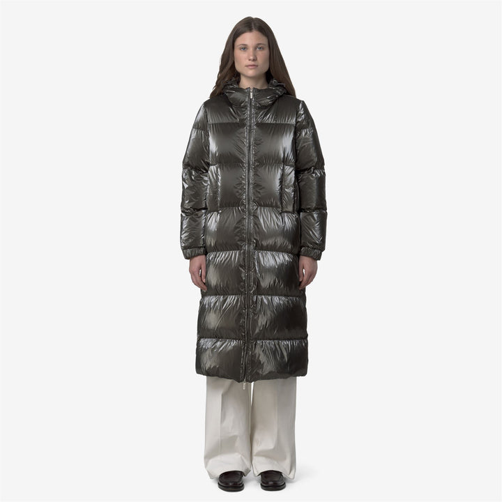 Doudoune longue Black Olive - KWAY