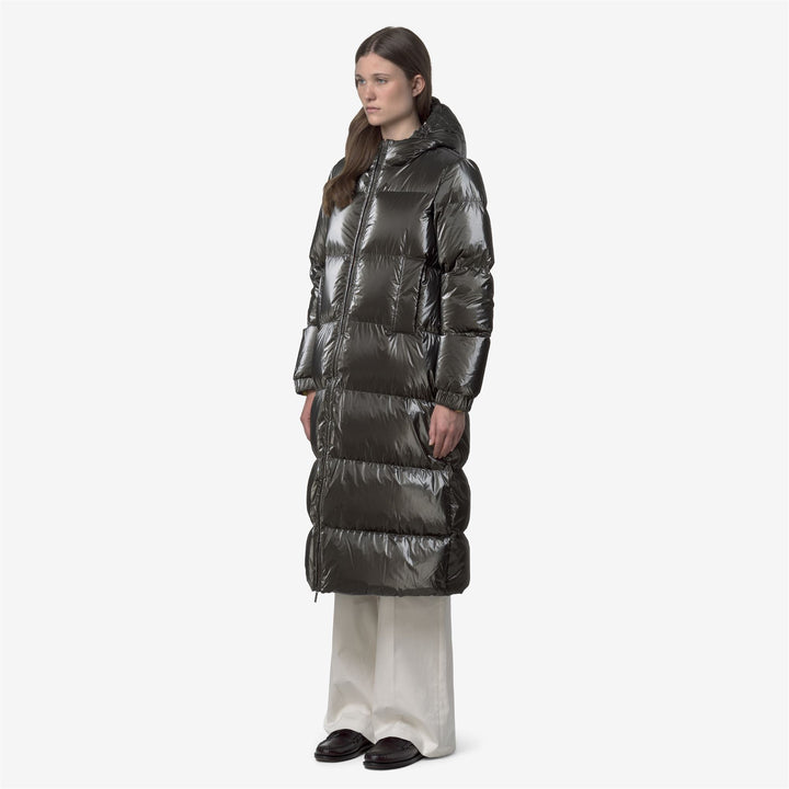 Doudoune longue Black Olive - KWAY