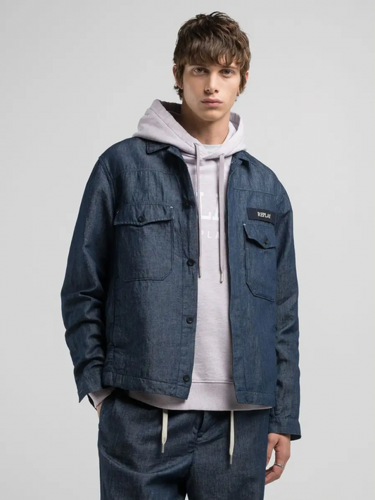 VESTE EN DENIM FONCÉ - REPLAY