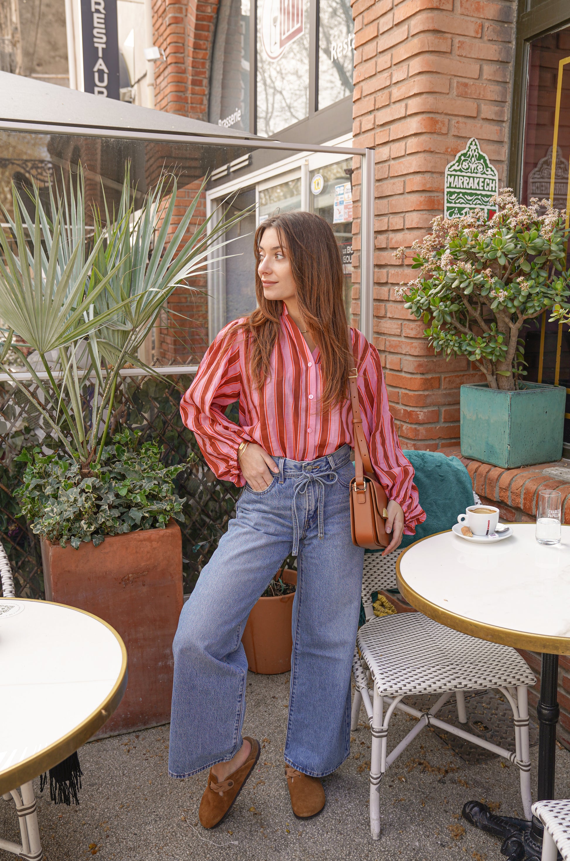 Lupe Blouse boutonnée à rayures - Duckstore_narbonne